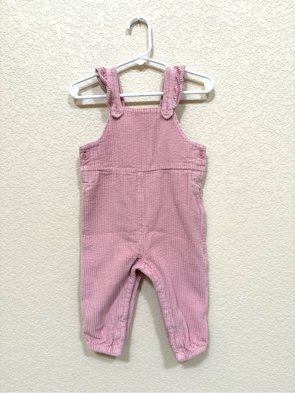Old Navy Pink Corduroy Baby Overalls